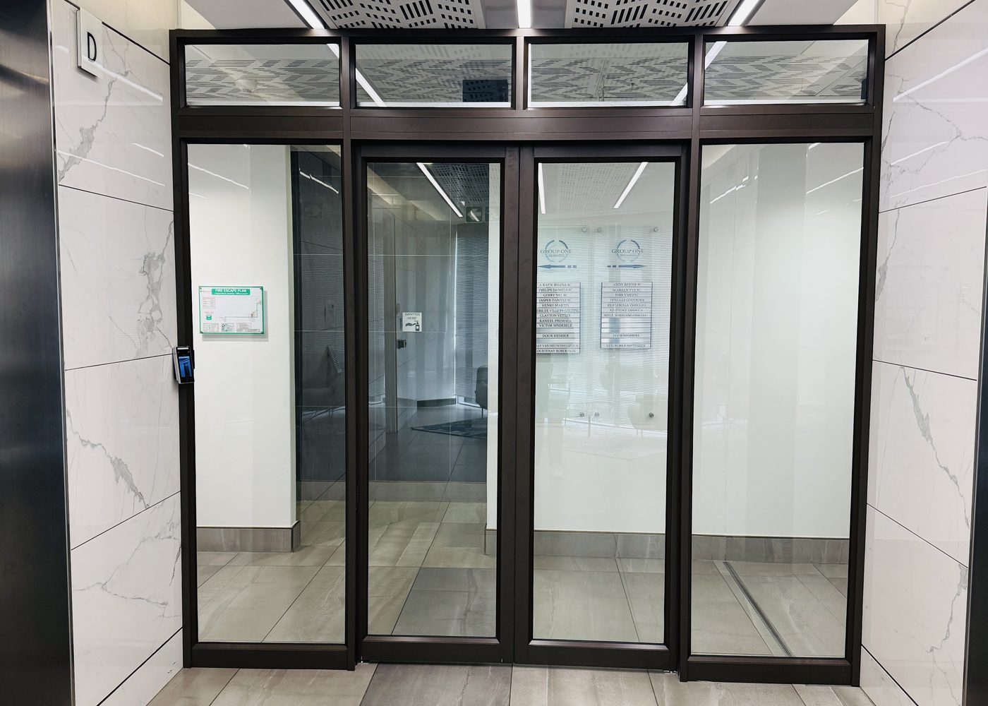 Automatic door operators Windhoek projects in corporate and institutional buildings