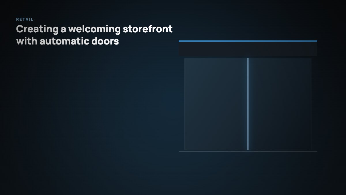 Automatic Doors Johannesburg Automatic doors Johannesburg retail storefront entrance