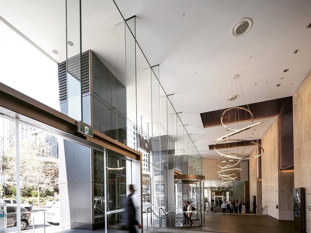 Sectors Commercial automatic doors in banking and insurance