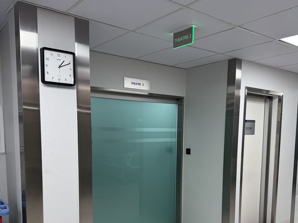 Sectors Commercial automatic doors in healthcare