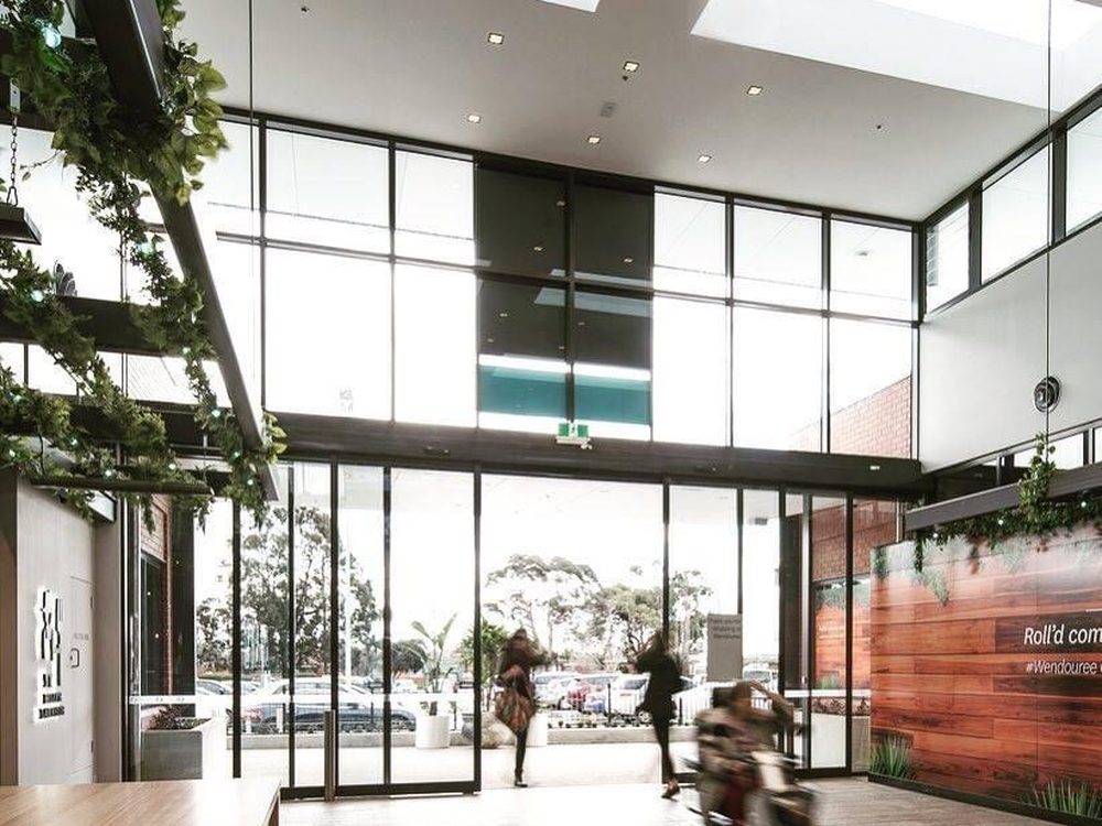 Sectors Commercial automatic doors in public facilities